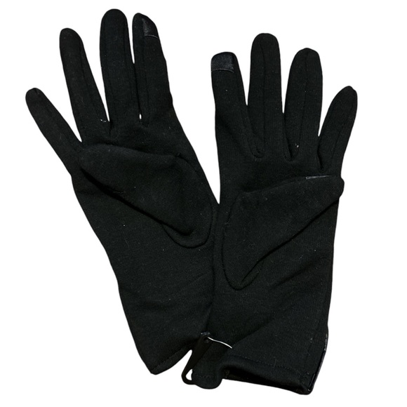 Fashion Gloves Women’s Size Small/Medium Black with Button Accents NWOT - Picture 2 of 4